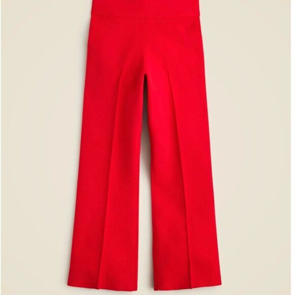 J. Crew BX869 Delaney Kickout Sweater Pants in Red NWT size Small Petite - Picture 7 of 13